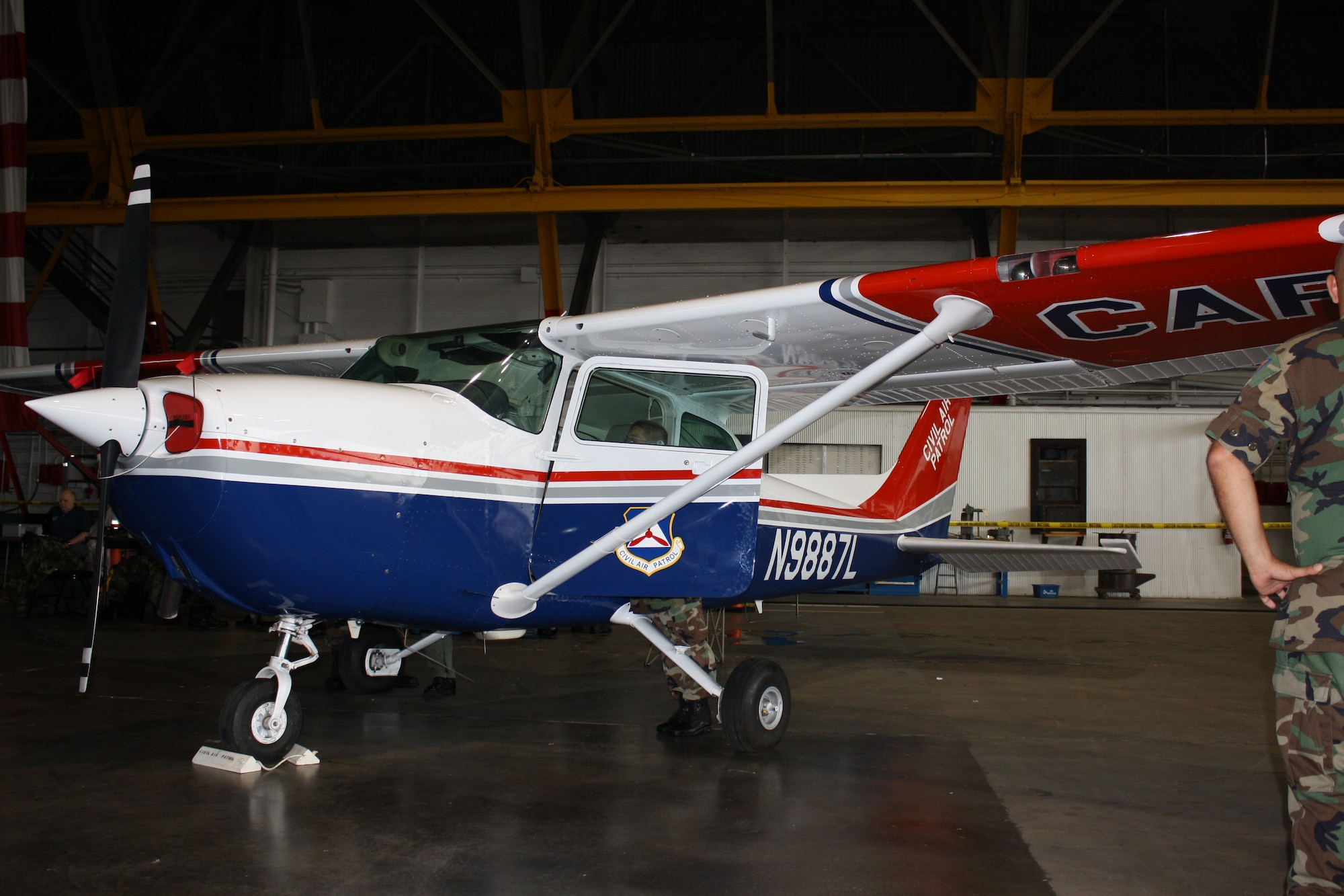 SCOTT AIR FORCE BASE, Ill. -- The Civil Air Patrol operates a Cessna 172R.  The organization for youth and adults assists with search and rescue missions. (Photo by Greg Hoffeditz)