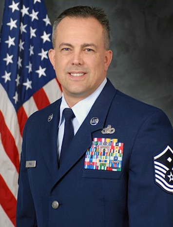 Master Sgt. Jeff Tynan, 437th Operations Support Squadron first sergeant