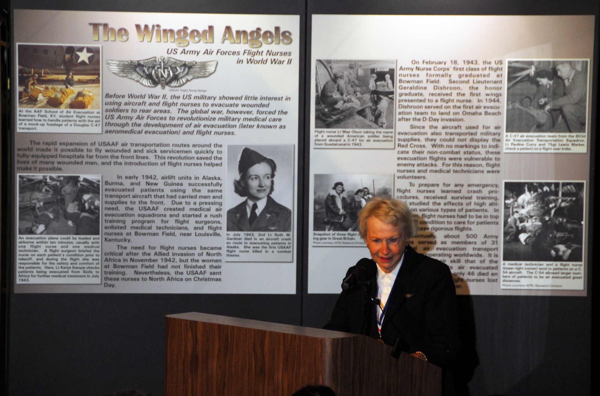 World War II flight nurses exhibit now open > Air Force Medical Service >  News