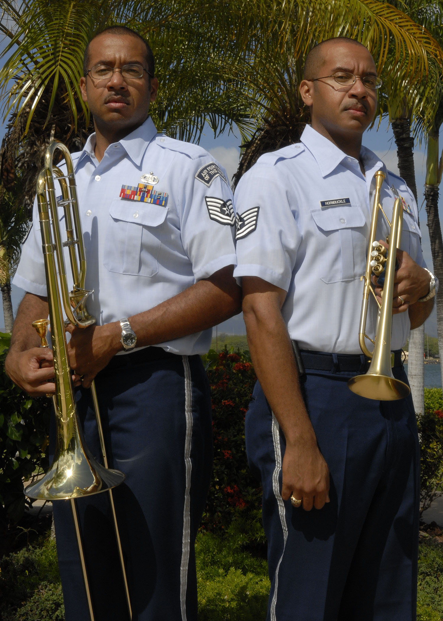 Dynamic Duo: Twin brothers share love of music, Air Force ...