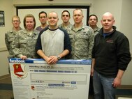 Eleven Reservists were in-processed to the 940th Wing during the March UTA. The wing's newest members include Senior Airman Ronald Allhouse, Tech. Sgt. Daniel Ellis, Airman 1st Class Loren Freeman, Staff Sgt. Tommy Hubbs, Airman 1st Class Juan Martinez-Gutierrez, Senior Airman Philip Mosley, Staff Sgt. Benjamin Pope, Senior Airman Kevin Porter, Tech. Sgt. Teresa Sykes, Airman 1st Class Scott Whitaker, Staff Sgt. Austin Wilson.