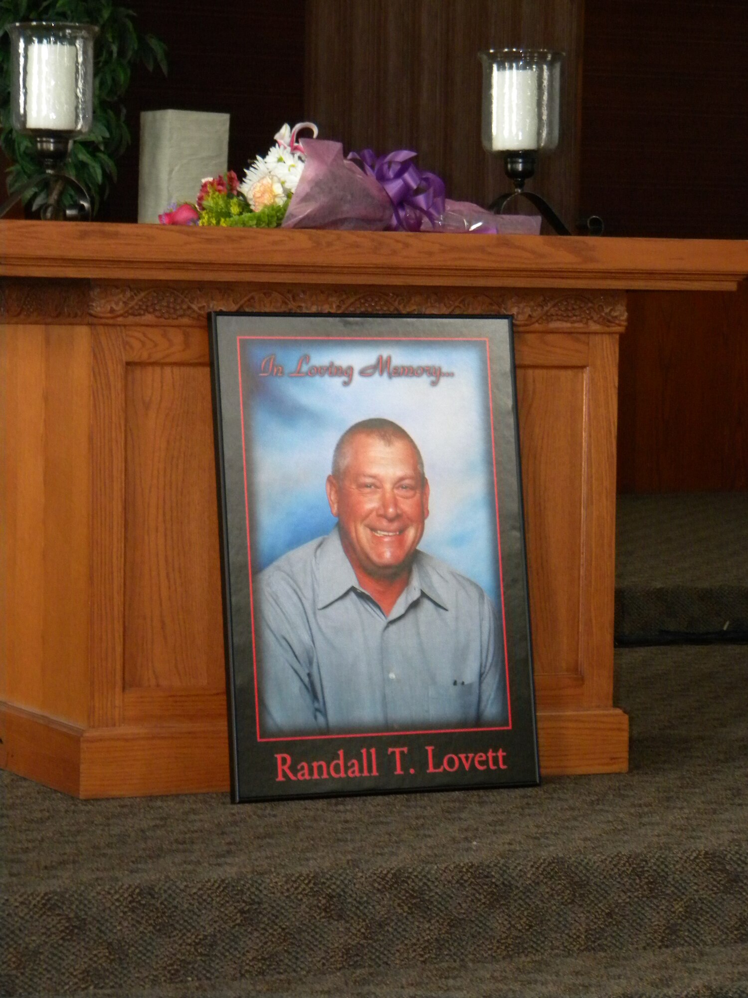 MSgt. Randall Lovett.