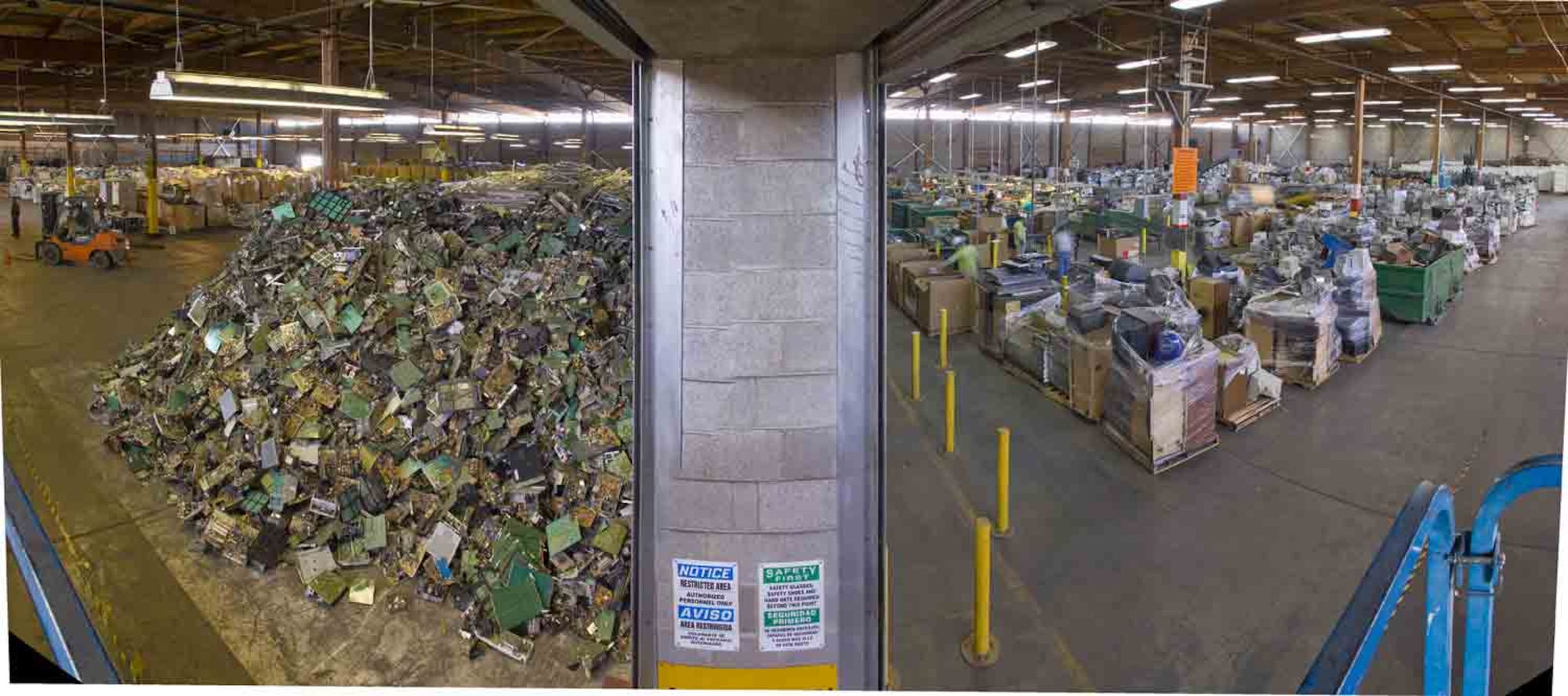 California Electronic Asset Recovery at the former Mather Air Force Base in Sacramento, Calif. CEAR workers recycled more than 15 million pounds of e-waste last year. (Courtesy photo) 