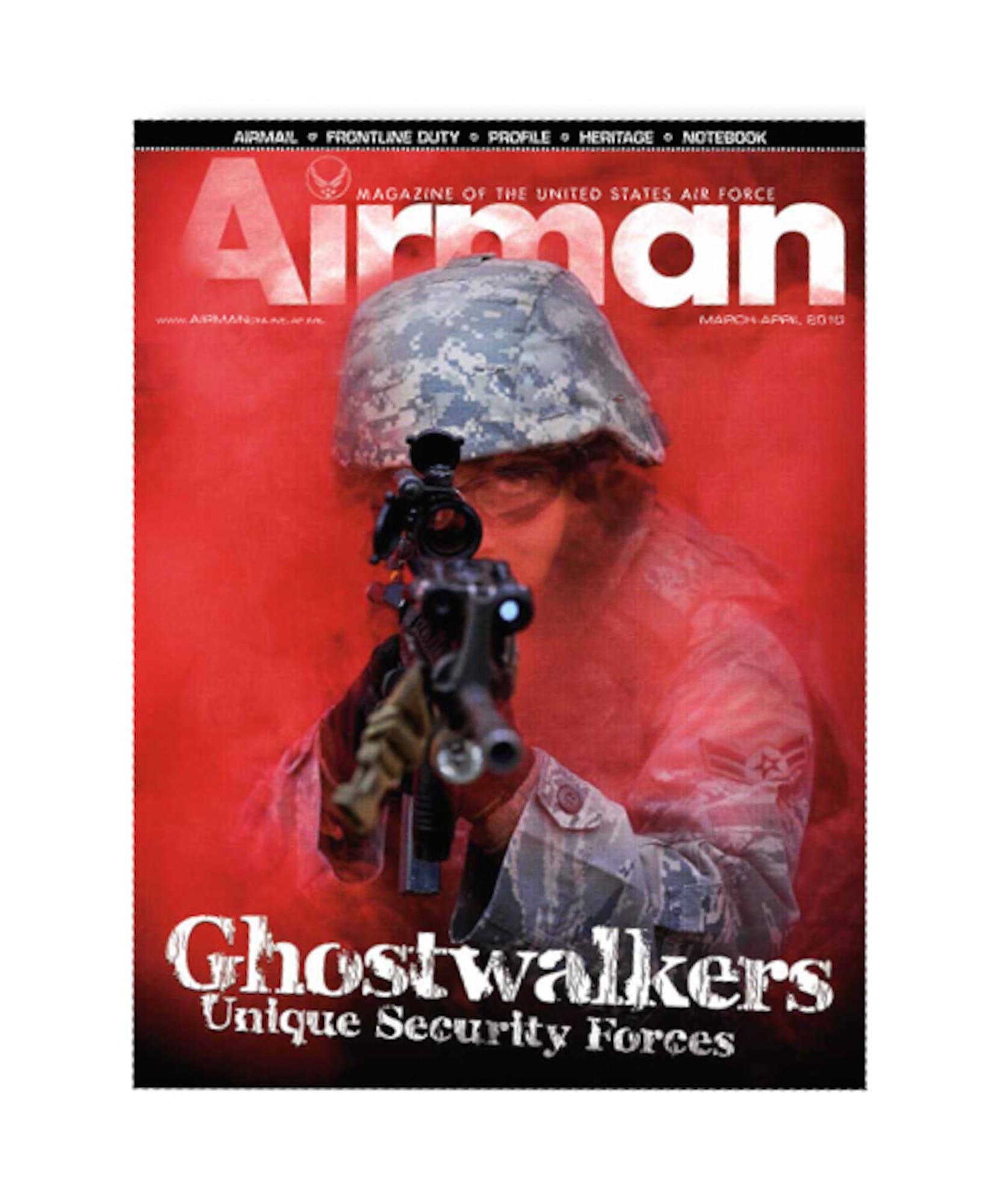 The March-April issue of Airman magazine is now available in print and online.  (U.S. Air Force photo illustration)