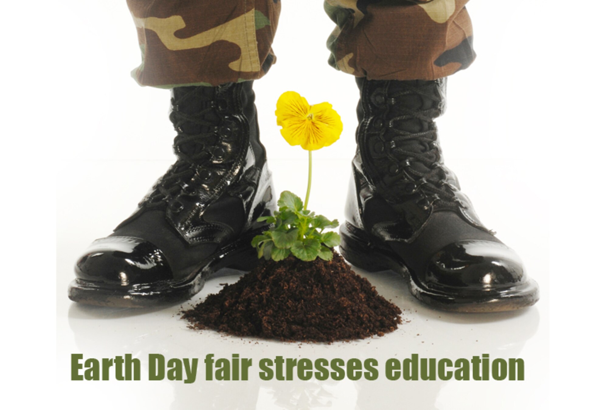 Earth Week Poster. U.S. Air Force photo by Master Sgt. Tracy L. DeMarco/Graphic by Gary Rogers. Image is 7.5x10 inches @ 200 ppi and is available up to 11x14.6 inches @ 200 ppi.