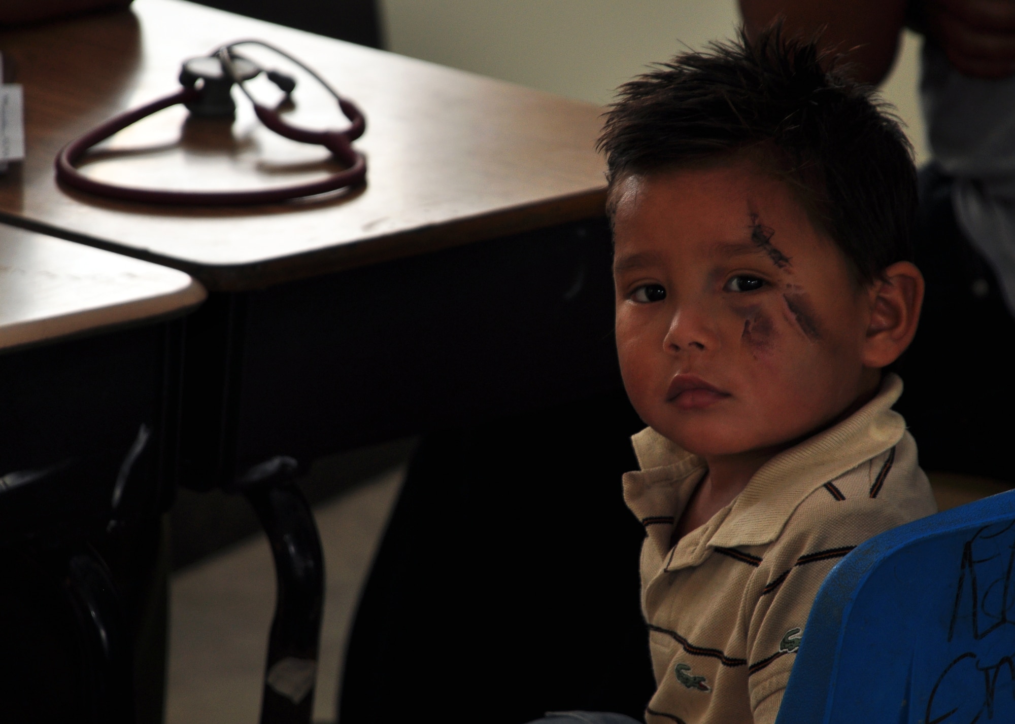 The Joint Task Force-Bravo medical readiness training exercise team in conjunction with members from the Belize Ministry of Health and the Belize Defense Force provided medical care to more than 630 people from the villages of St. Margaret’s and Armenia March 1-4. (U.S. Air Force Photo/Staff Sgt. Bryan Franks)
  
