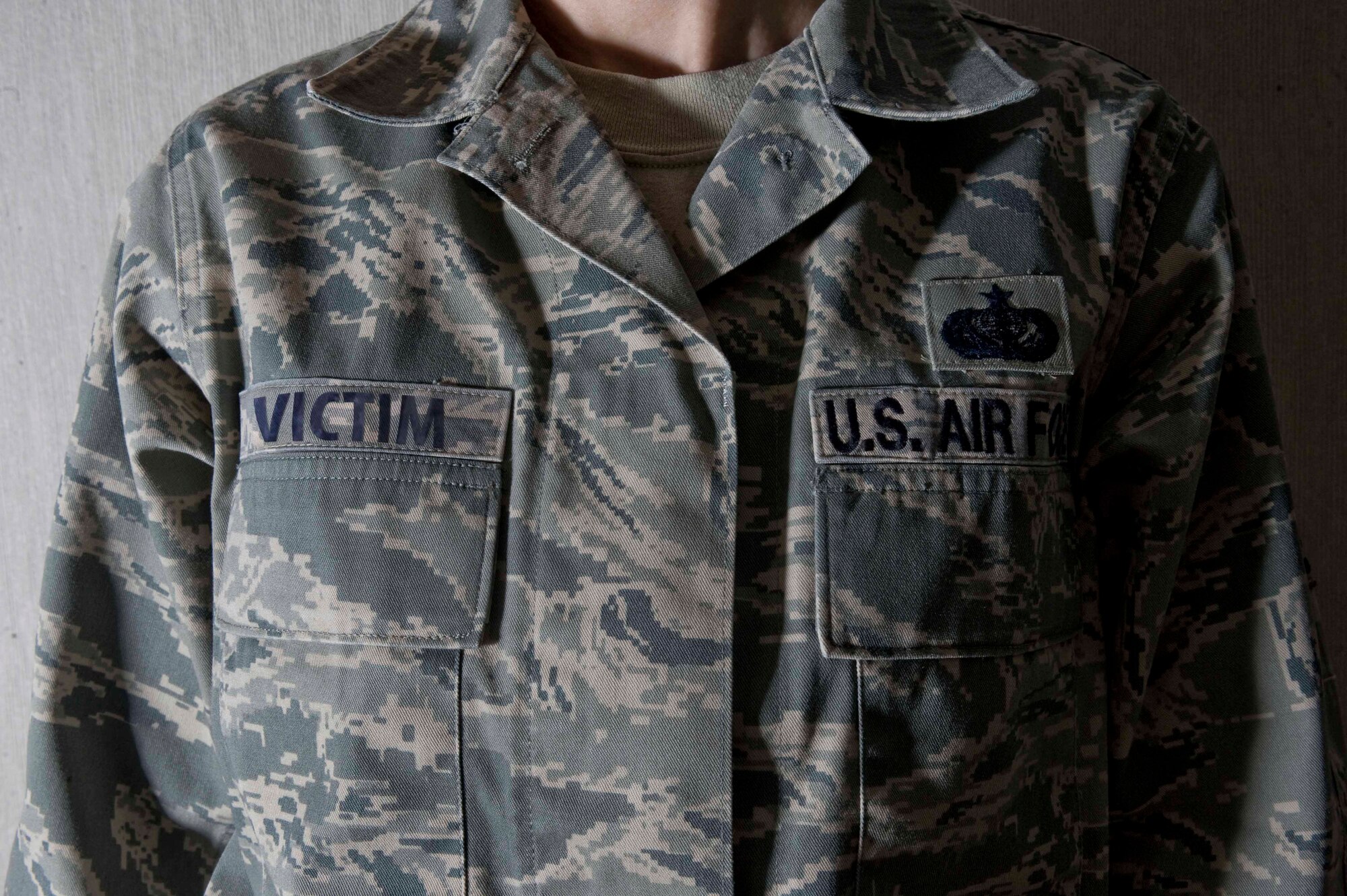 ELLSWORTH AIR FORCE BASE S.D. --  Victims don't wear name tags. (U.S. Air Force photo illustration/Senior Airman Marc I. Lane)