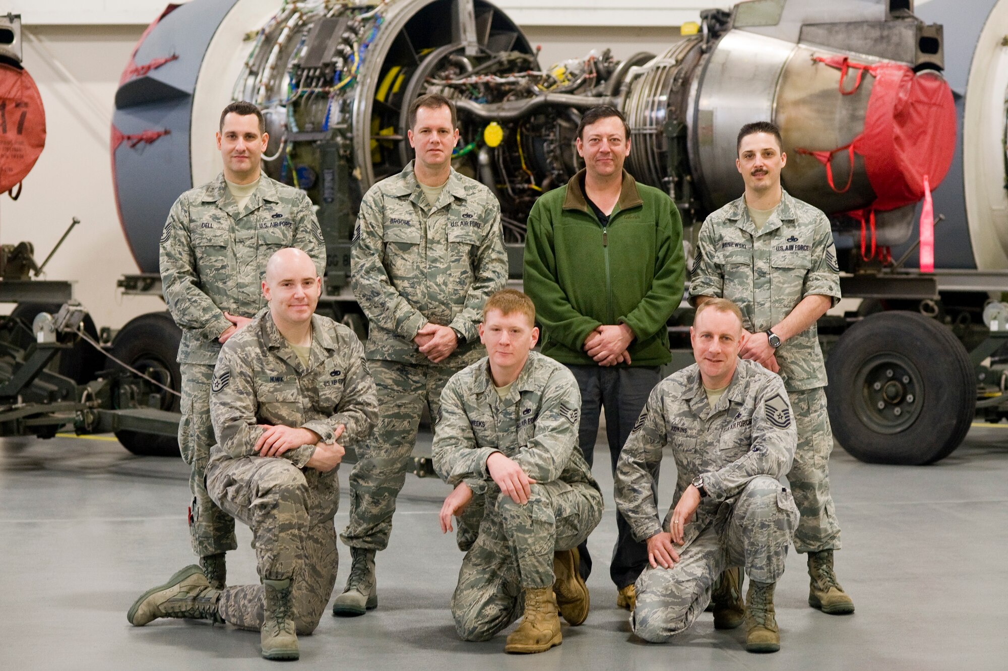 2010 Maintenance Skills Competition team members. (U.S. Air Force Photo/Abner Guzman)