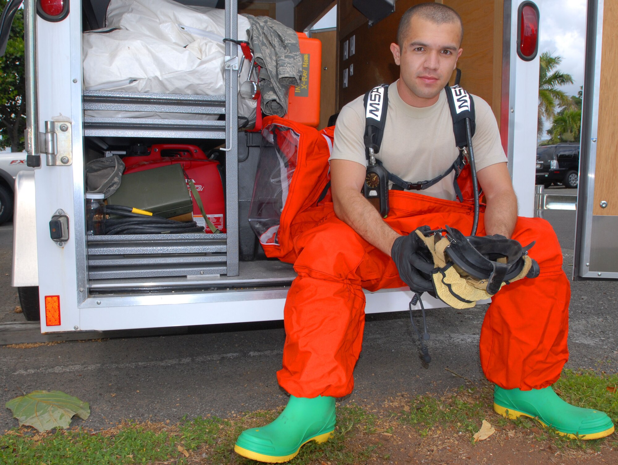 JOINT BASE PEARL HARBOR HICKAM, Hawaii – This week’s Hickam Warrior is Senior Airman Rolando Gudiel-Sanchez. His duties includes to help protect Airmen from the potential health hazards they may encounter in their daily duties by assessing their work processes and recommending proper controls to keep their exposures at safe levels. “What I like most about being in the Air Force is that I get to be an ambassador.” Airman Gudiel-Sanchez said. “Whenever I go home everyone is always full of questions. Even though they don’t exactly understand what I do, they are always proud and excited about my Air Force stories and adventures.” Tech. Sgt. Jeremy Brignac, the non commissioned officer in charge of the bio engineering flight, believes Airman Gudiel-Sanchez is one of the best Airmen he has work with. “He is the epitome of the Air Force core values and I fully expect to see him commissioned in the future.” Sergeant Brignac said. On his off time he enjoys creative writing, and making humorous video clips. He also enjoys the weather in Hawaii because it promotes a healthy life style. (U.S. Air Force photo/Senior Airman Gustavo Gonzalez)