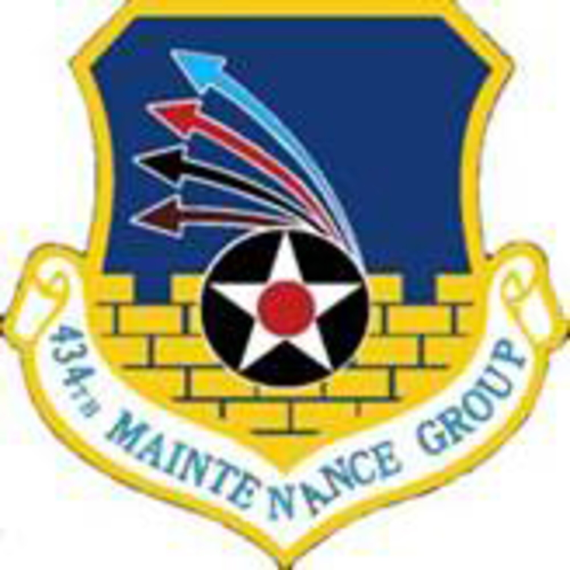 GRISSOM AIR RESERVE BASE, Ind., -- The 434th Maintenance Group logo in full color.  (U.S. Air Force artwork)