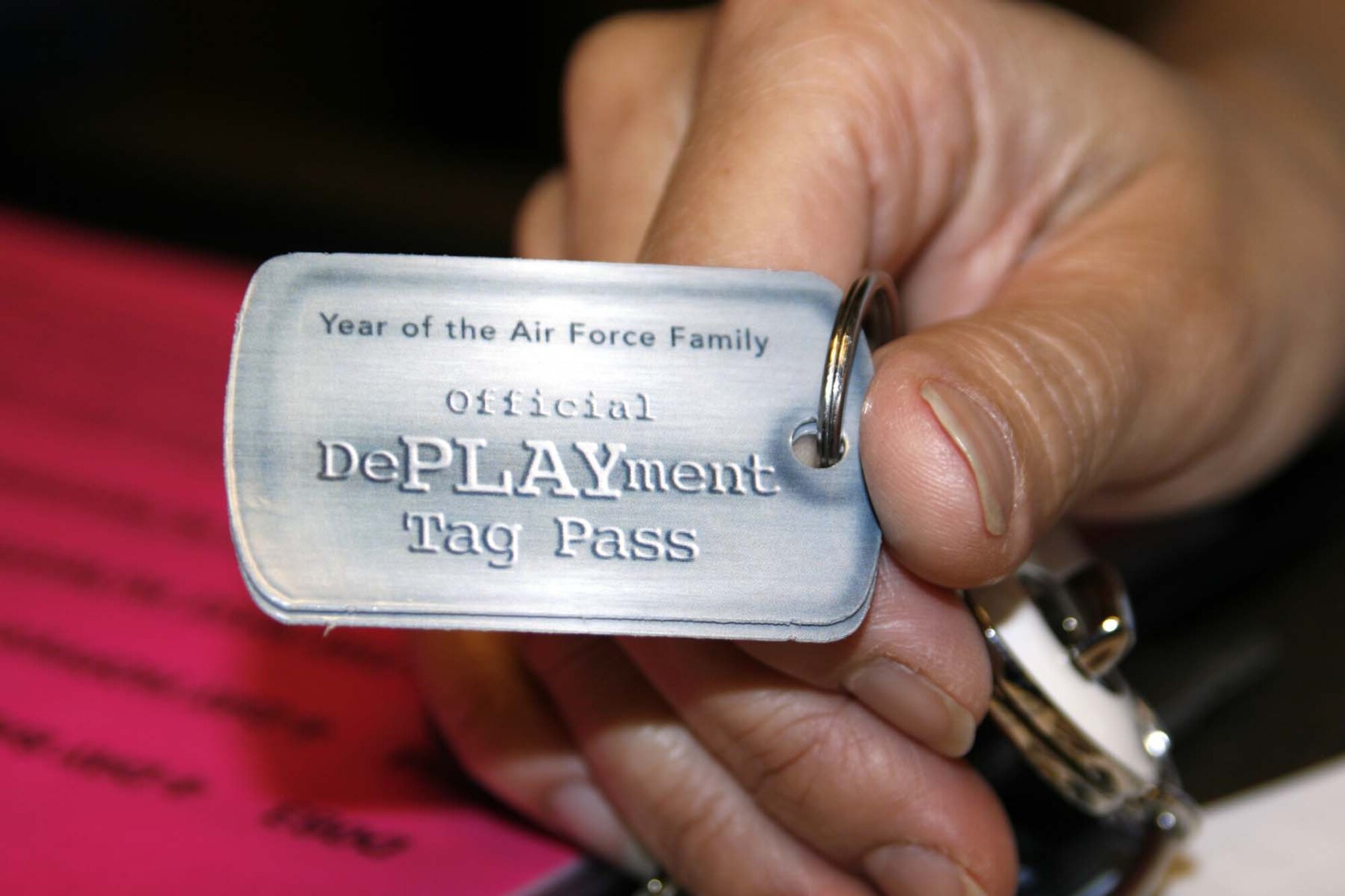The DePLAYment program, part of the Year of the Air Force Family initiative, highlights programs and services that support Airmen and their families. Currently, only 20 percent of eligible military members have signed up for the Tinker program. (Air Force photosby Becky Pillifant)