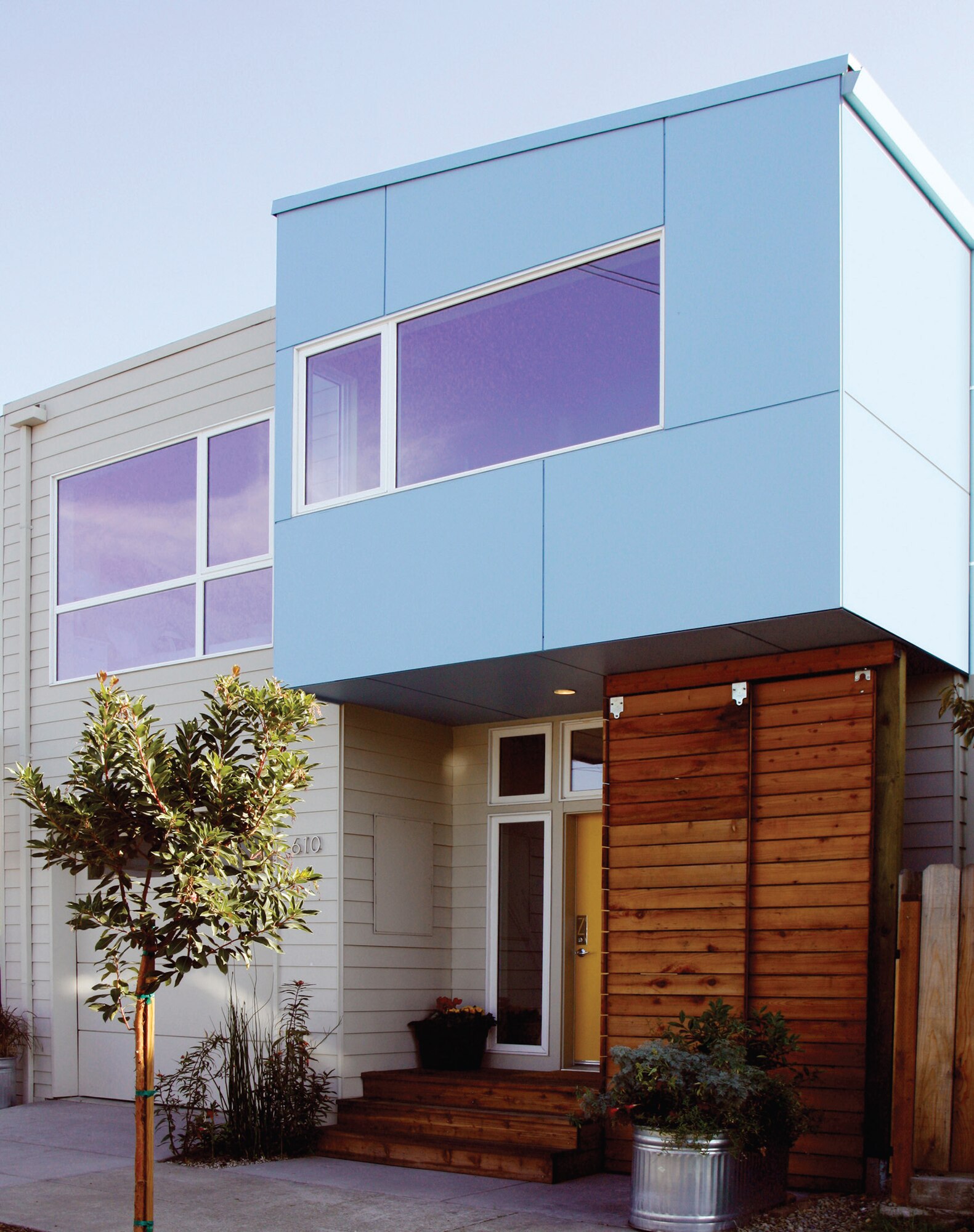 This energy efficient modular home, built by workers at ZETA Communities, won Green Builder magazine’s home of the year award. ZETA’s factory at the former McClellan Air Force Base, Calif., can produce two townhouses per day. (Courtesy photo)