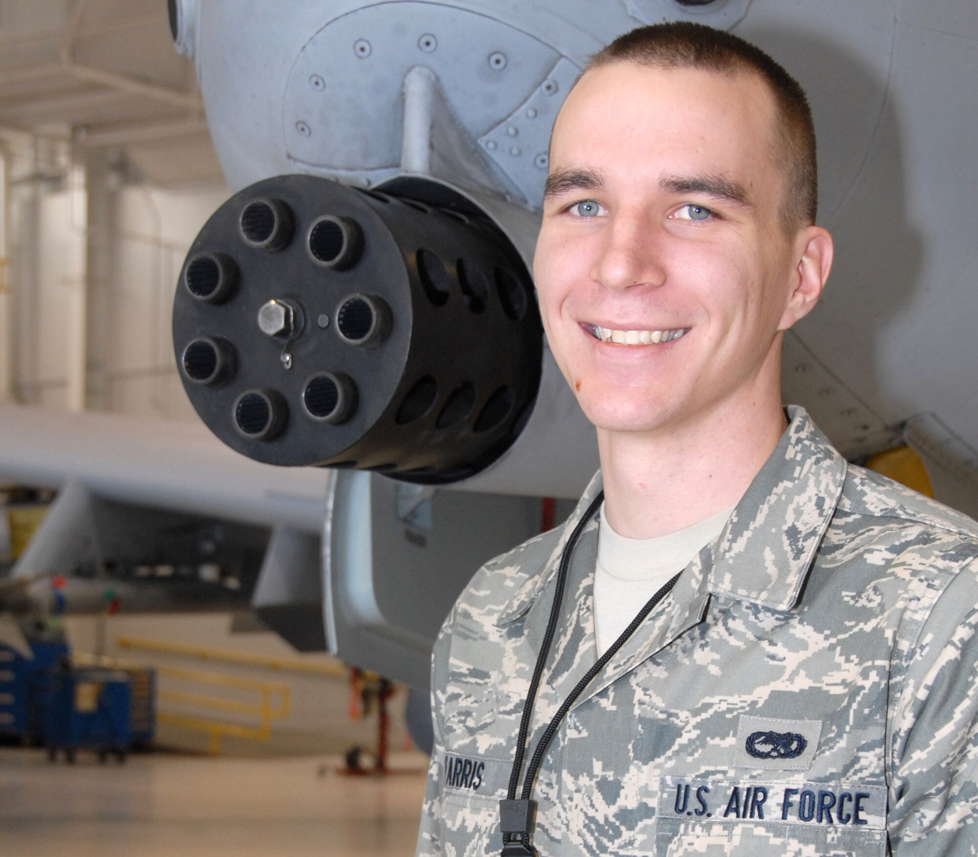 Senior Airman Jesse Farris, 442nd Aircraft Maintenance Squadron crew chief, saved a man's life when he saw an injured driver on the side of a snow-covered highway. With his self aid and buddy care training and the help of a wingman and an Airman's Manual, Airman Farris was able to keep the man safe until a rescue team arrived. The 442nd Aircraft Maintenance Squadron is part of the 442nd Fighter Wing, an Air Force Reserve unit at Whiteman Air Force Base, Mo. (U.S. Air Force photo/Senior Airman Danielle Wolf)