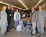 FORT WALTON BEACH, Fla. -- Volunteers with the 505th Command and Control Wing drop off donated items to the Waterfront Rescue Mission on March 4. From left is Master Sgt. Donna Hustad, David Docarmo, Lt. Col. Ray Roszkowski, a volunteer worker at the mission, Thom Guthrie and Tech. Sgt. Richard Fox.  
The group held a donation drive to provide food, clothing, blankets, and hygiene items for those in need. (U.S. Air Force photo/Keith Keel)