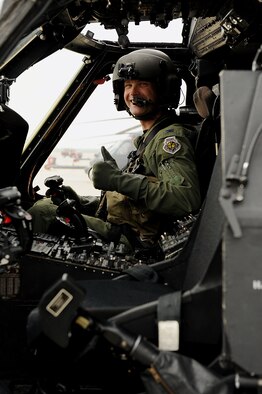 Col. Gary Henderson, 23rd Wing commander, poses here in an HH-60G Pave Hawk, his primary aircraft. "Each Airman in the wing played a tremendous role in the overall outcome of the inspection," he said of the recent successful Air Combat Command Inspector General Phase I Operational Readiness Inspection relook. "The inspectors validated our wing’s ability to rapidly mobilize people, aircraft and equipment to potential hotspots across the globe." 