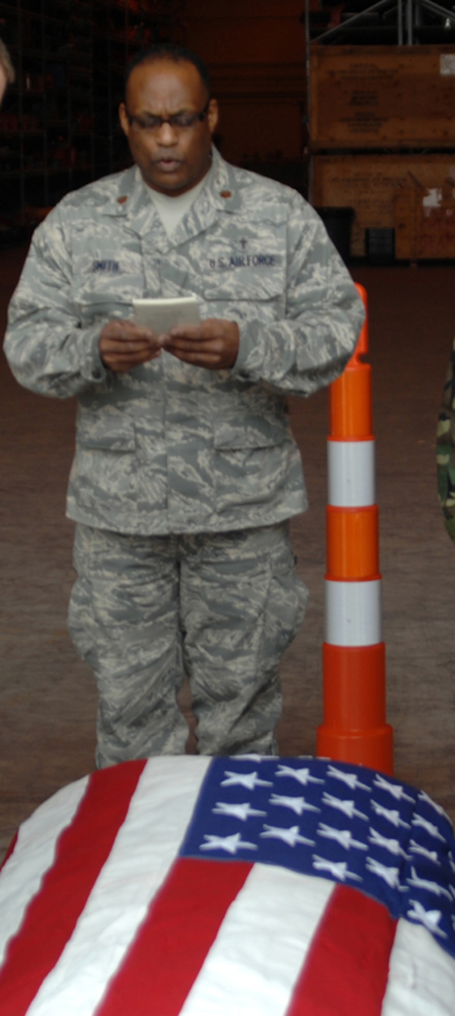 Training prepares honor guard chaplain gt Grissom Air Reserve Base