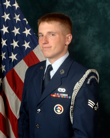 Senior Airman Matthew Roberts, 437th Maintenance Squadron aircraft structural maintainer