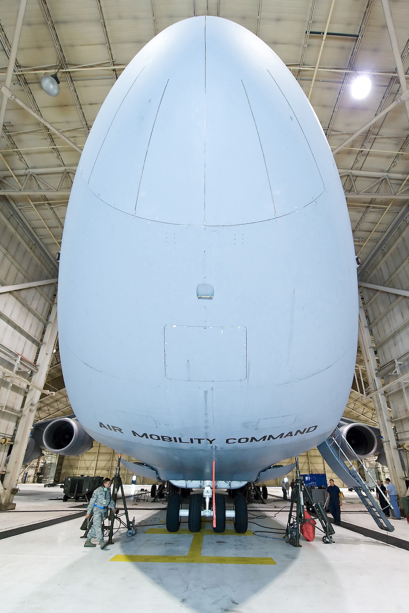The C-5M Super Galaxy has just finished Operational Testing and Evaluation has completed a milestone in the acquisitions process.  During the evaluation it was found to be effective, suitable and mission capable. Another upcoming milestone will be the site survey for the pilot and flight engineering training unit at Dover for the C-5M. (U.S. Air Force photo/Roland Balik)