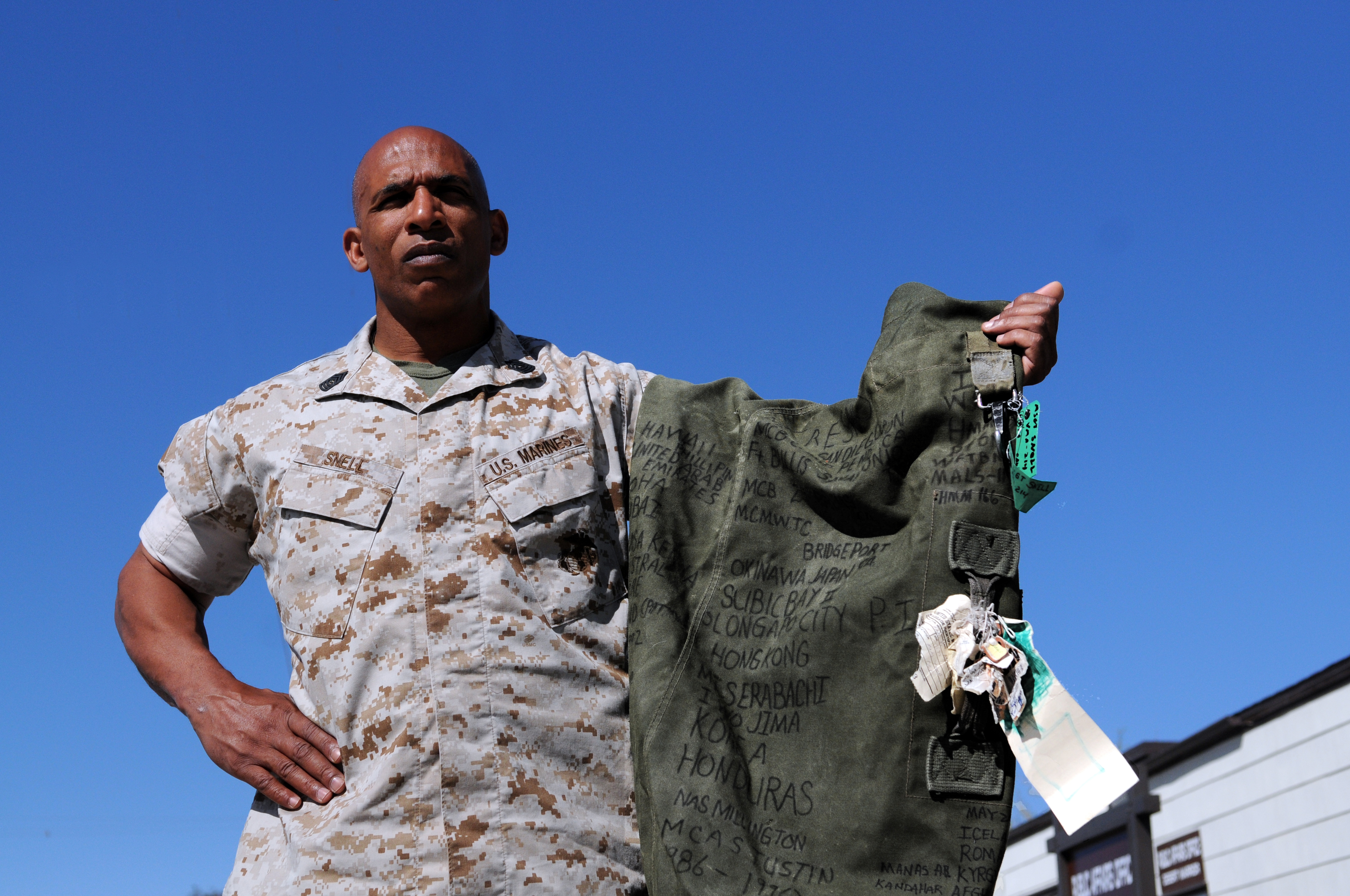 In The Bag: Yuma Marine Documents 23-Year Career On Sea Bag > Marine Corps  Air Station Yuma > News