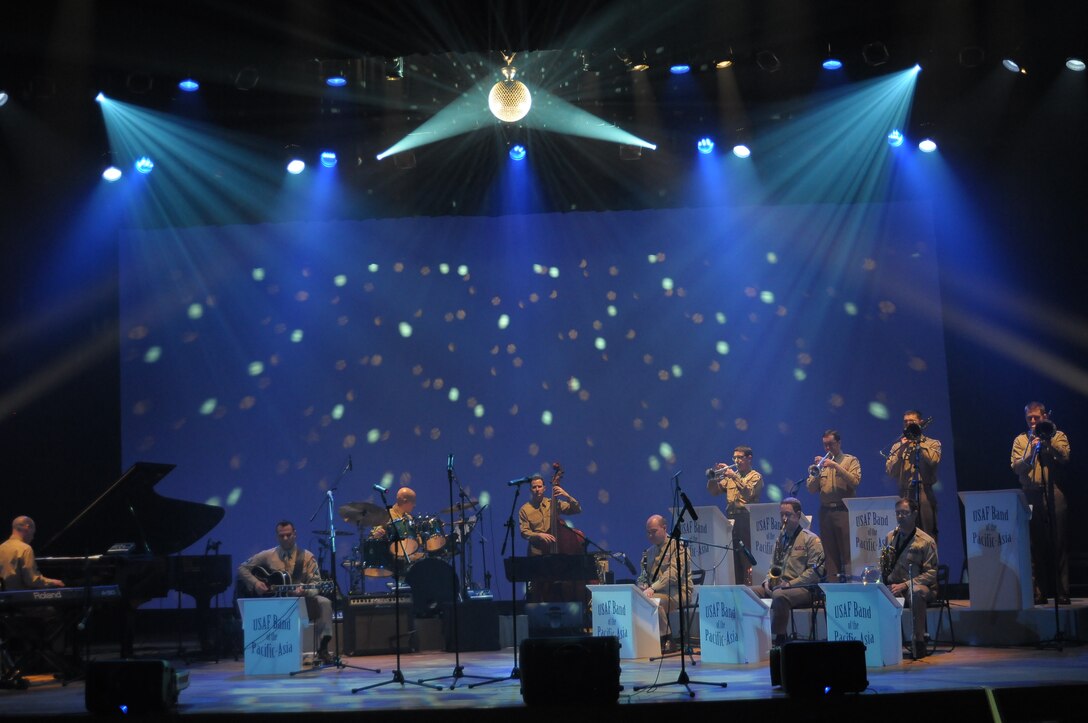 Pacific Trends went on a 10 day road trip to Iwate and Miyagi Prefecture in Japan to perform with members from the USAF Band of the Pacific, Alaska.
  
“Night after night the band looked and sounded incredible!  Typically, for a show like this to come together this well requires months of preparation and many rehearsals. Once our fellow Greatlanders arrived from Alaska, the band just clicked after the very first note.  At that point, we knew this would be extra special for everyone as we celebrated and honored over 50 years of friendship with our Japanese allies.”                                                                                                                           SMSgt Michael Goetz (Band Manager of the USAF Band of the Pacific – Asia).
