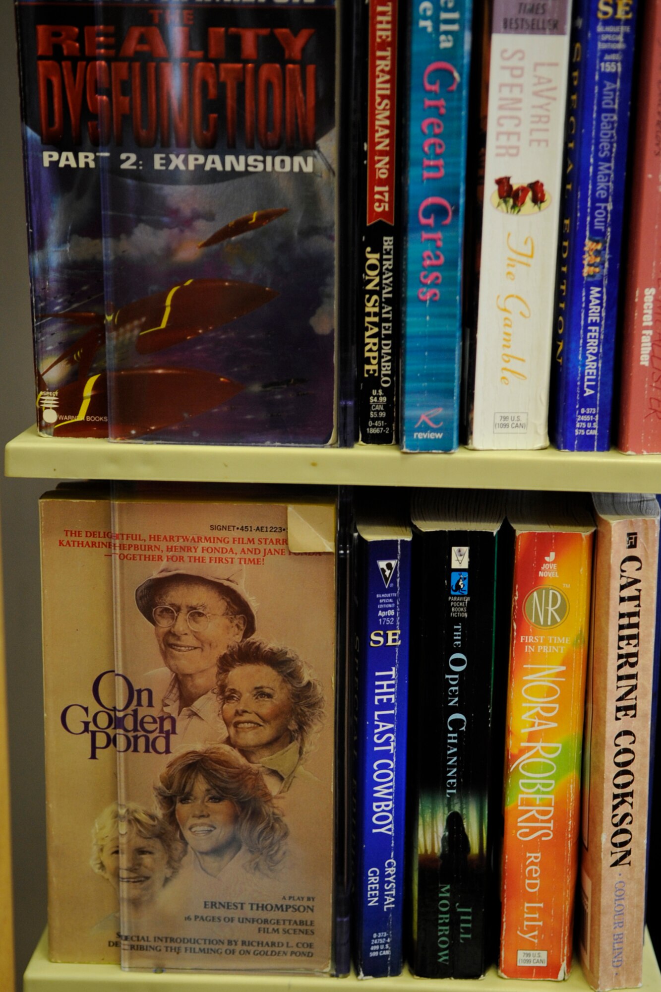 RAF MILDENHALL, England – The paperback exchange at the library offers patrons the ability to trade an old paperback with a new one.  The service is geared toward base members who are travelling and need a new book to pass time.  (U.S. Air Force photo/ Staff Sgt. Christopher L. Ingersoll)
