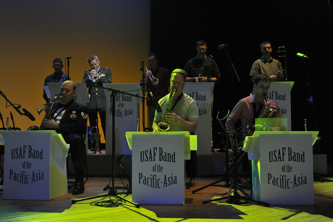 Pacific Trends went on a 10 day road trip to Iwate and Miyagi Prefecture in Japan to perform with members from the USAF Band of the Pacific, Alaska.
  
“Night after night the band looked and sounded incredible!  Typically, for a show like this to come together this well requires months of preparation and many rehearsals. Once our fellow Greatlanders arrived from Alaska, the band just clicked after the very first note.  At that point, we knew this would be extra special for everyone as we celebrated and honored over 50 years of friendship with our Japanese allies.”                                                                                                                           SMSgt Michael Goetz (Band Manager of the USAF Band of the Pacific – Asia).
