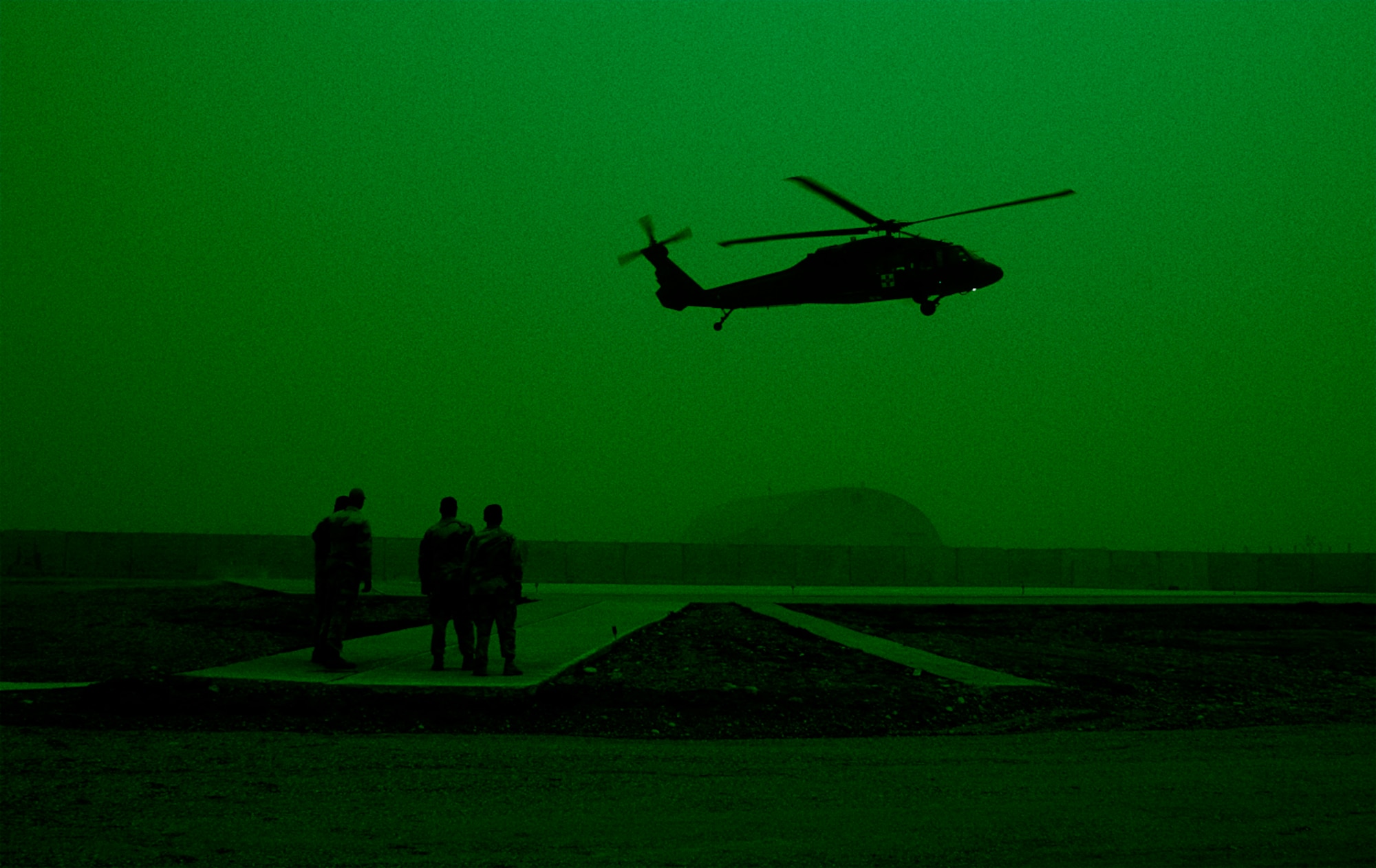 With no antivenin at Kirkuk Regional Air Base, Iraq, Munro-Harris had to be aerial medevaced by an Army UH-69 Black Hawk to Joint Balad, Iraq. A flight surgeon kept her alive long enough to reach Balad, but he thought that she might end up with brain damage. (USAF photo)
