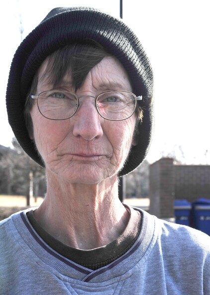 FAIRCHILD AIR FORCE BASE, Wash. – Georgia Roberts, SKILS’KIN employee, was diagnosed with rheumatoid arthritis and Lymphoma cancer. After going through Kemo and radiation treatment, she’s been cancer free for three and a half years. She works grounds services, removing leavings. (U.S. Air Force photo / Senior Airman Darlene West)