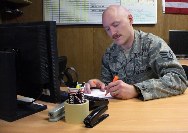 Staff Sgt. Robert Payne, 628th Force Support Squadron force management craftsman