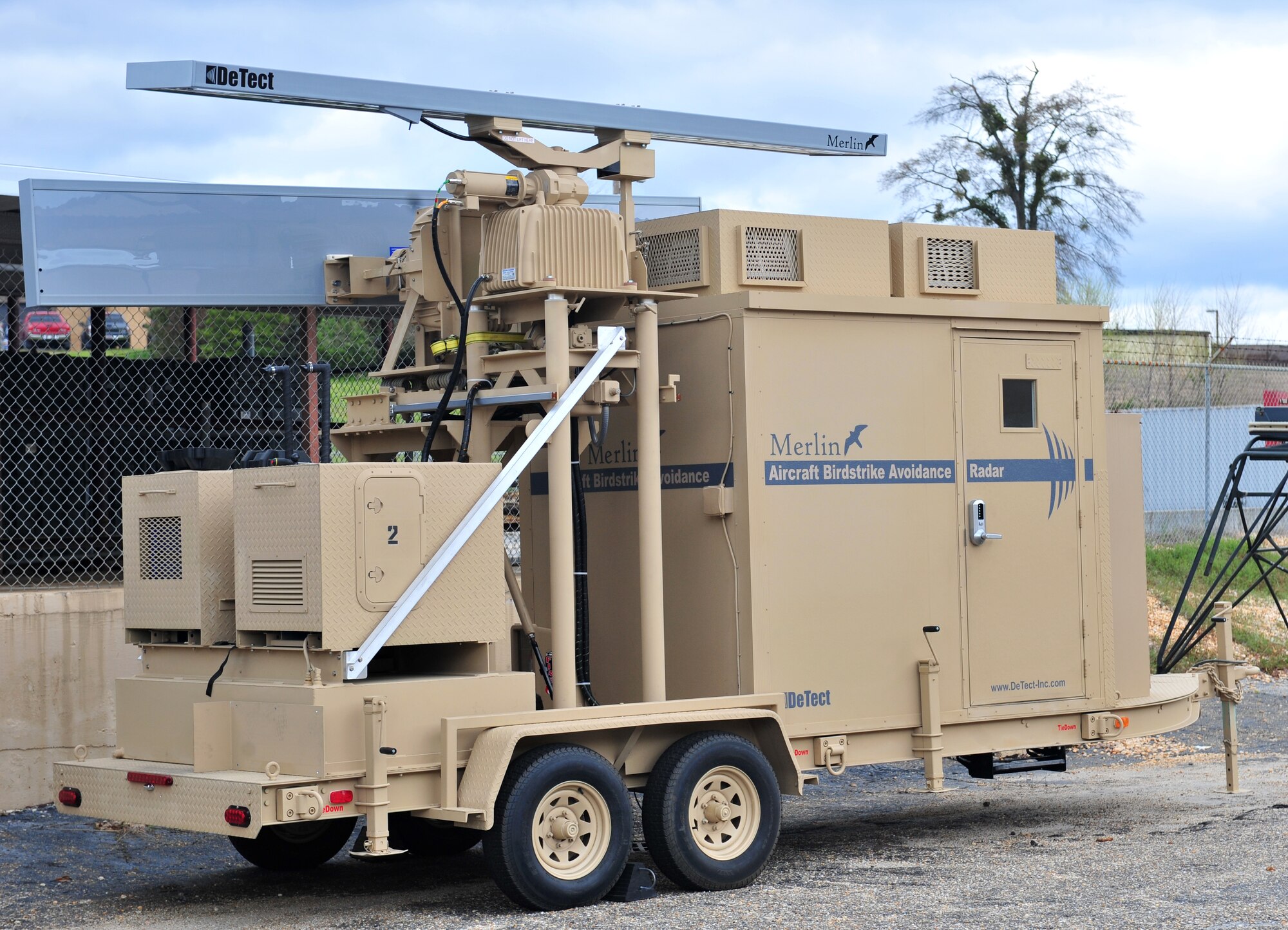 SHAW AIR FORCE BASE, S.C. -- This Merlin Aircraft Birdstrike Avoidance Radar will be used to locate flocks of birds so pilots can avoid flying into them during their missions at Bagram Air Base, Afghanistan, after it leaves Shaw, March 22. (U.S. Air Force photo/Airman 1st Class Amber E. N. Jacobs)