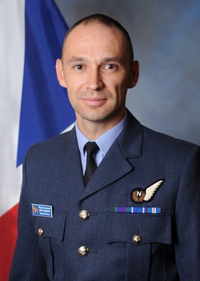 Royal air force exchange officer with 8th Air Force, Wing Commander Mark Barmby