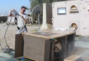 Staff. Sgt. Kevin Lindroth is deployed from the 10th Intelligence Squadron to Joint Base Balad, and is expected to return August 2010.
