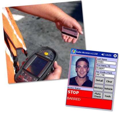 MINOT AIR FORCE BASE, N.D. –Defense Biometrics Identification System or DBIDS scanners will soon be utilized for access to the base in the near future.  This program is the largest access control system and the largest use of biometrics in the Department of Defense. (Courtesy graphic)