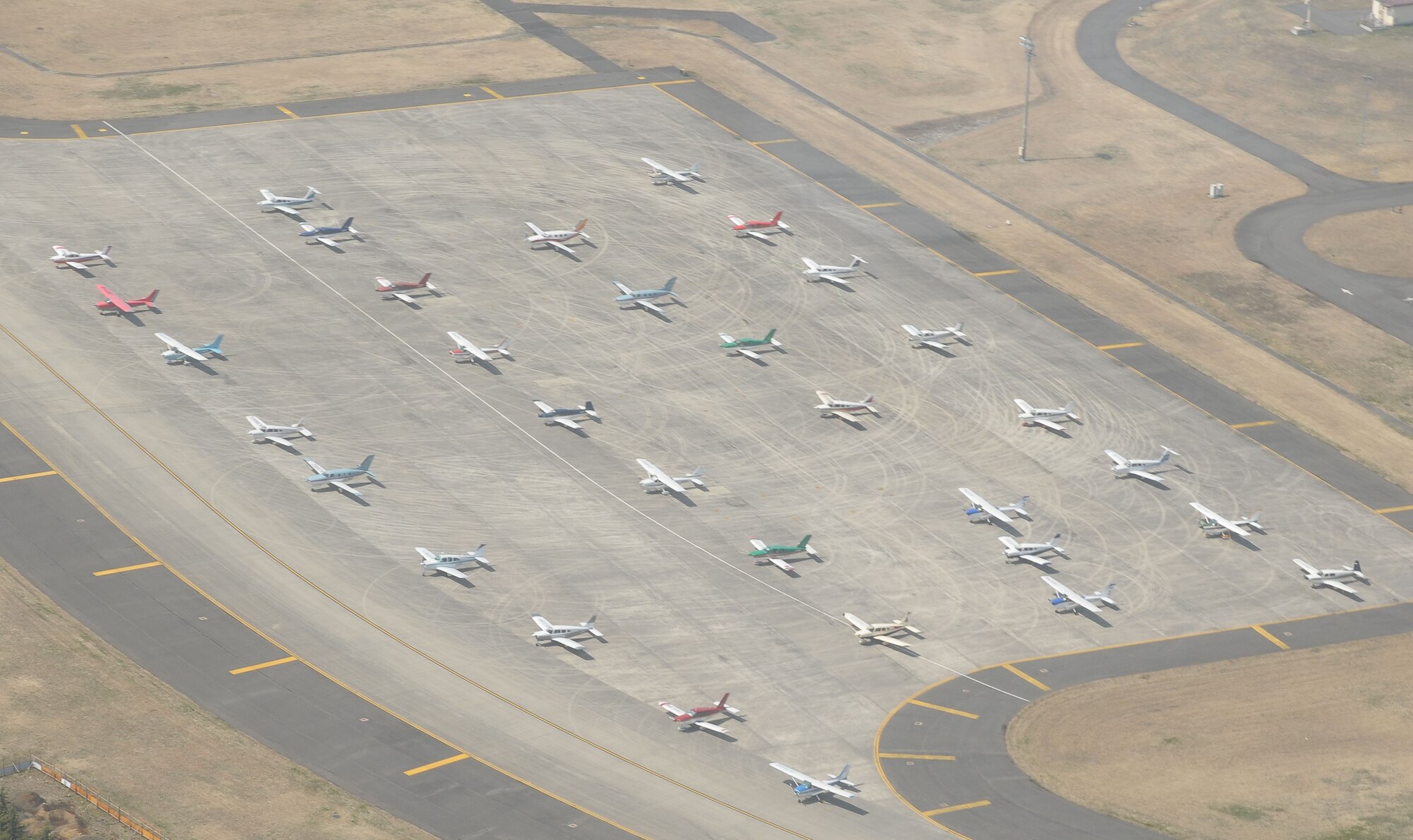 YOKOTA AIR BASE, Japan -- Forty-two civilian aircraft landed here March 20 during the Kanto Plain Mid-Air Collision and Avoidance Conference. The MACA conference brought together military members and civilian pilots from all over Japan to focus on flight safety and base flight procedures. (U.S. Air Force photo/Airman 1st Class Sean Martin)