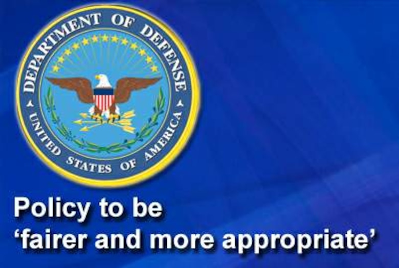 The Defense secretary announced changes to the Pentagon's regulation on homosexuals serving in the military that he said make the Defense Department's enforcement of the so-called "Don't Ask, Don't Tell" law "fairer and more appropriate" March 25, 2010, in Washington, D.C. (U.S. Air Force graphic)