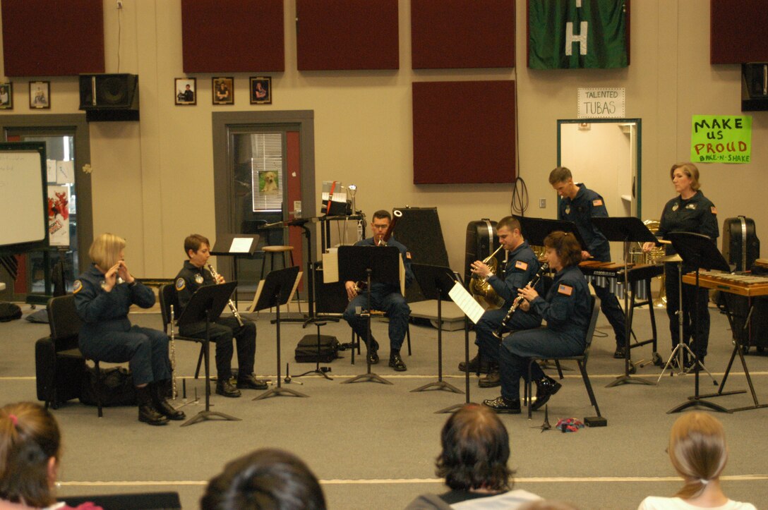 Academy Winds performs at Brenham High School