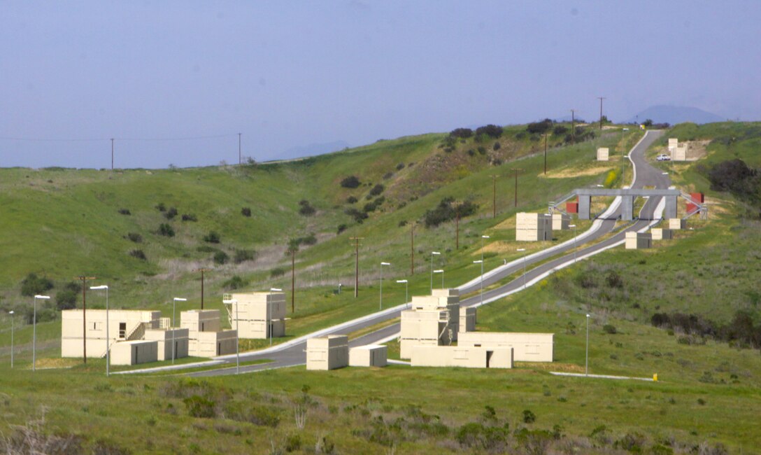 A state-of-the-art improvised explosive device training facility, that will help Marines identify and neutralize IEDs, was unveiled during a ribbon cutting ceremony at Camp Pendleton, March 25. The $9 million complex comes complete with a four lane road and urban buildings that simulate conditions similar to what Marines might see while deployed.::r::::n::