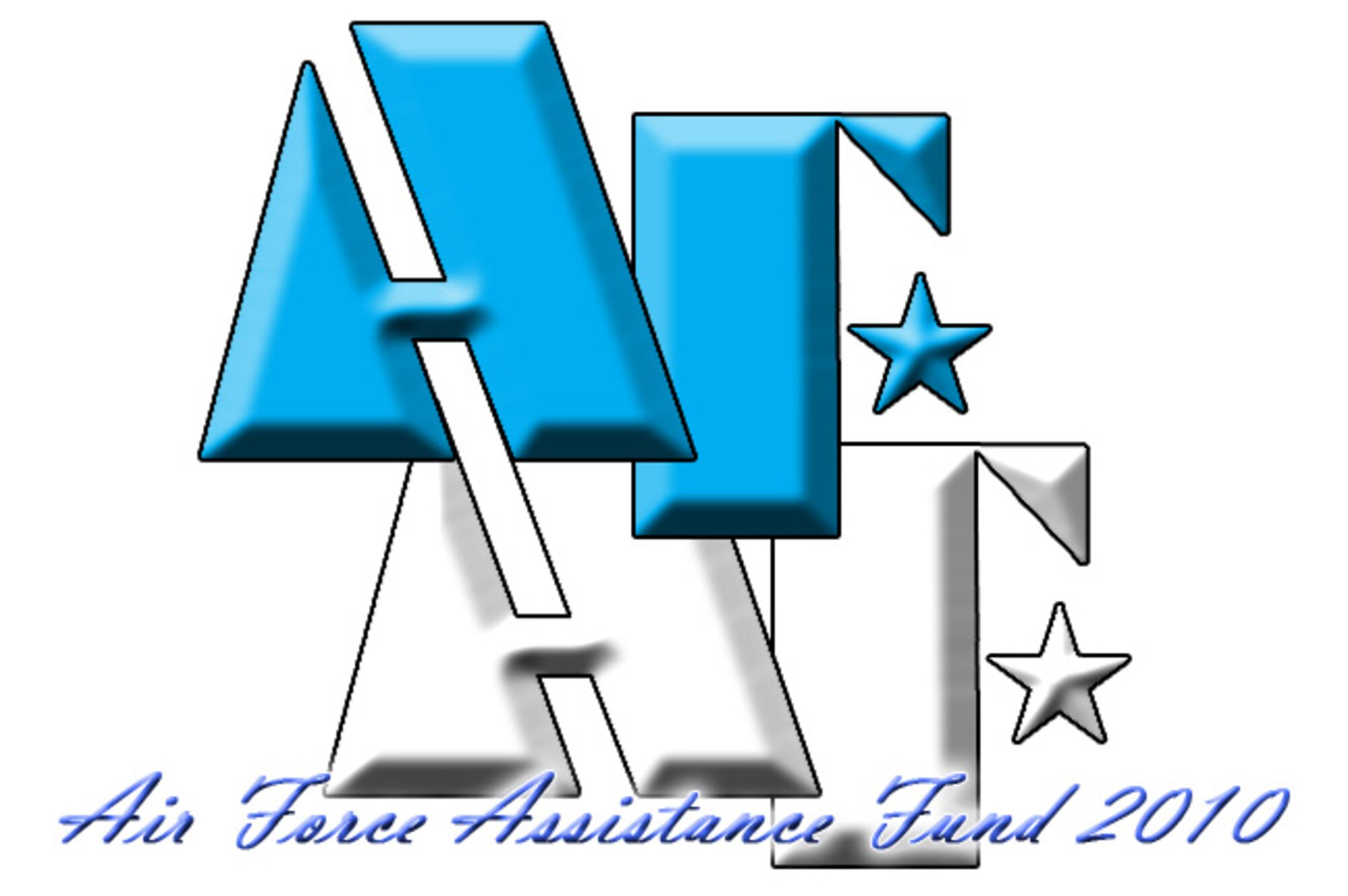 Air Force Assistance Fund 2010 graphic, based on the original logo recreated by Billy Smallwood of the Air Force News Agency. (U.S. Air Force graphic by Senior Airman Stephen Musal)