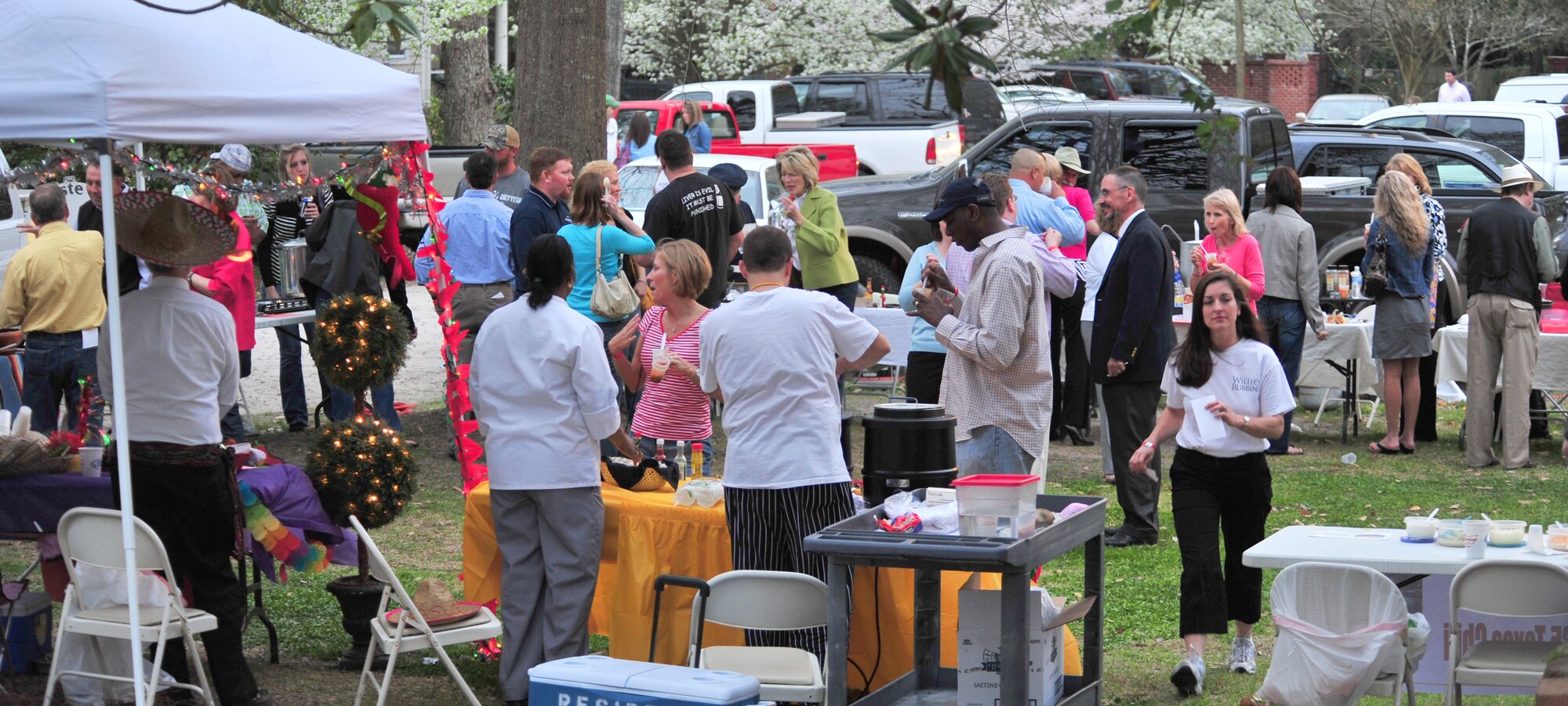 SUMTER, S.C. - More than 300 people attended the Sumter Chili Cook-off March 25. The cook-off was hosted by the Sumter County Museum and Young Professionals of Sumter. This was the first year for the Sumter Chili Cook-off featuring 25 competitors and live music. (U.S. Air Force photo/Airman 1st Class Amber E. N. Jacobs)