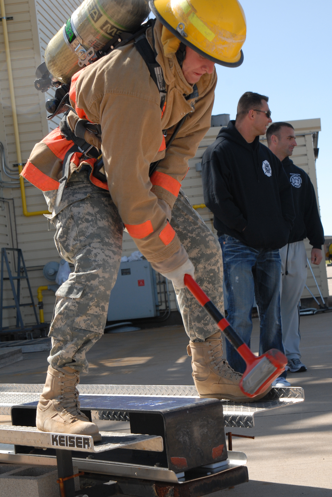 Rookie firefighters bring it on