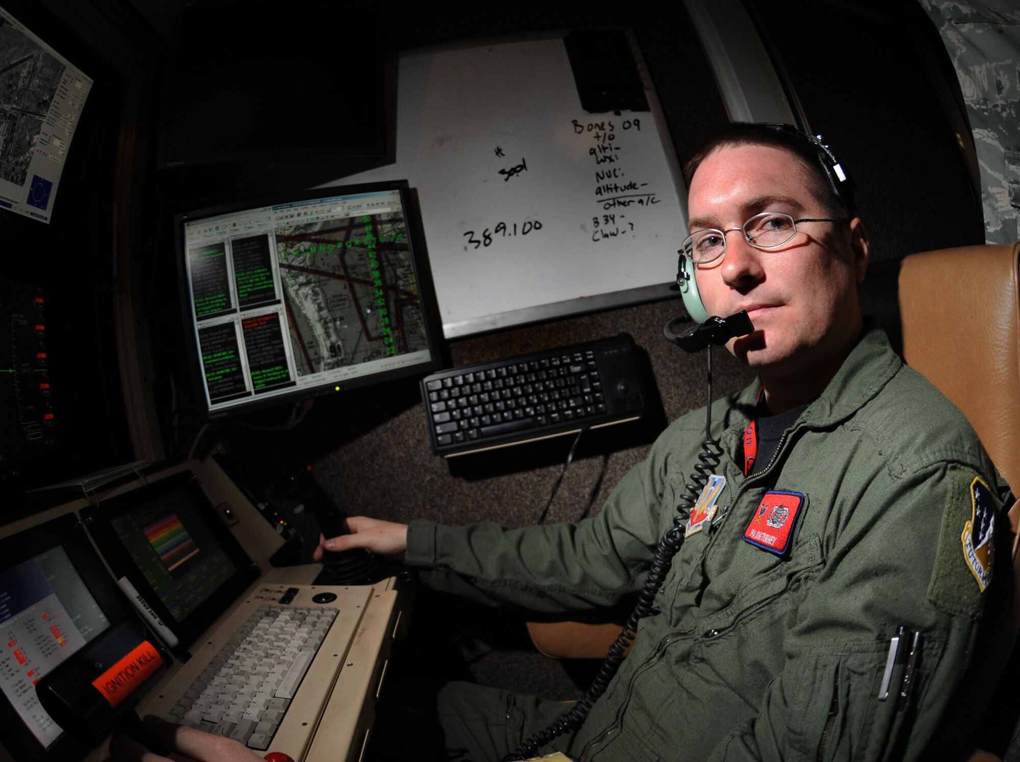 HOLLOMAN AIR FORCE BASE, N.M. -- Senior Airman Jon Turney, a remotely piloted aircraft instructor sensor operator with the 29th Attack Squadron, recently received the individual Air Force Team of the Year award. The sensor operator career field was named Team of the Year for 2010 and Airman Turney was one of five Airmen chosen to represent the career field for his professionalism, technical expertise and leadership skills. (U.S. Air Force photo by Airman 1st Class Sondra Escutia)