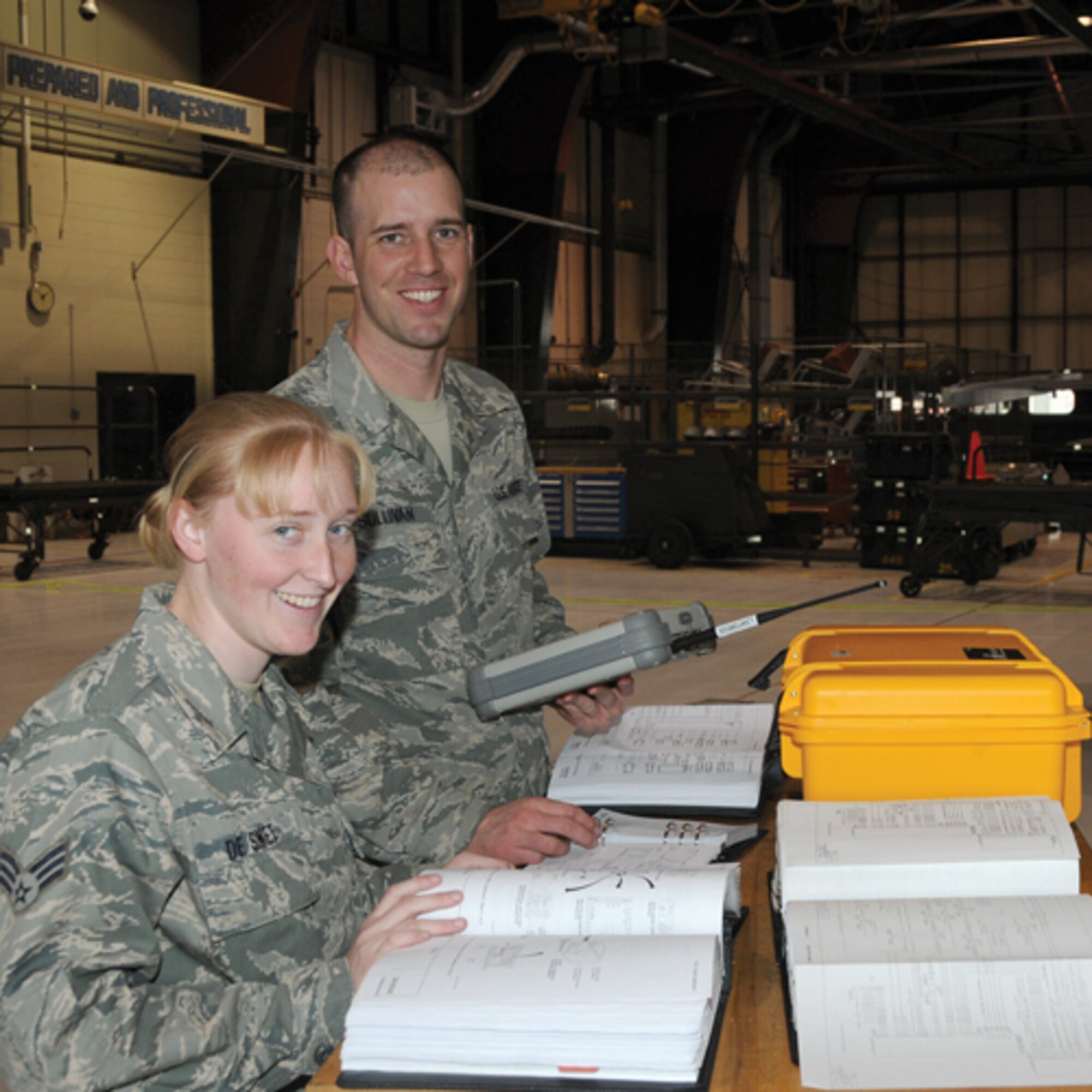 Among those effected by the Block 40 change at the 114th Fighter Wing are Staff  Sgt. Ryan J. Sullivan and  Senior Airman Ciara G. DeSmet.   Both  are in Avionics and will have to undergo training for the new aircraft.