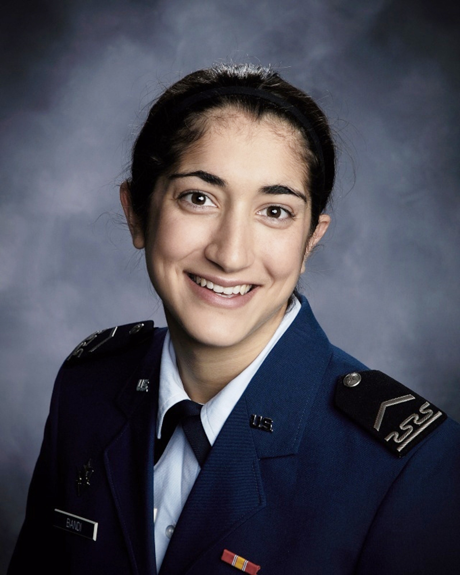 U.S. Air Force Academy Cadet 2nd Class Jennifer Bandi, shown here in her sophomore yearbook photo, was selected as one of 60 Truman Scholarship recipients March 30, 2010. Cadet Bandi, a native of Winchester, Mass., is the Academy's 16th Truman Scholar. (U.S. Air Force photo)