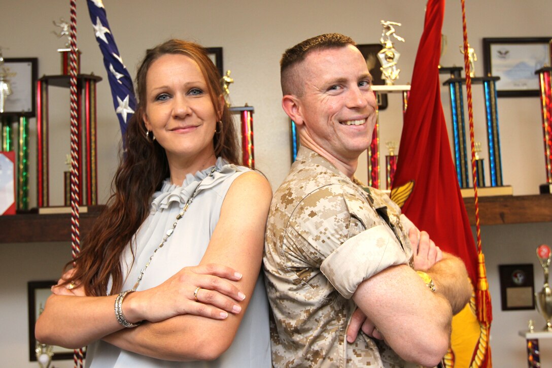 Rebecca M. Gamboa , family readiness officer and Sgt. David E. Vogt III, assistant legal chief, both with Headquarters and Support Battalion, Marine Corps Base Camp Pendleton, were selected to receive the 2010 National Image Meritorious Service Award for their commitment to community involvement and devotion to equal opportunity.
