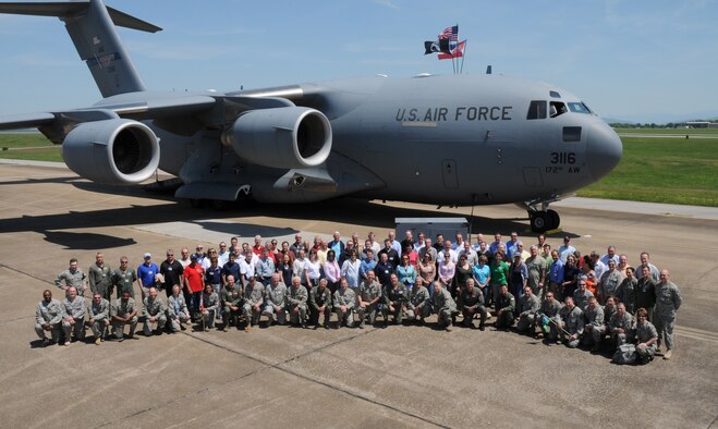 McGHEE TYSON AIR NATIONAL GUARD BASE, Tenn. -- Military and civic leaders from eleven northeastern states participate in the National Guard Bureau sponsored Business and Industry Days event at The I.G. Brown Air National Guard Training and Education Center here, April 29, 2010. The three-day event is designed to give business and industry leaders a better understanding of the responsibilities of citizen Airmen. (U.S. Air Force photo by Master Sgt. Kurt Skoglund/Released)