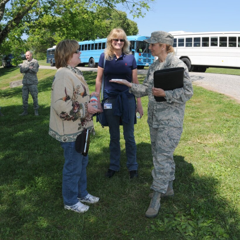 McGHEE TYSON AIR NATIONAL GUARD BASE, Tenn. -- Military and civic leaders from eleven northeastern states participate in the National Guard Bureau sponsored Business and Industry Days event at The I.G. Brown Air National Guard Training and Education Center here, April 29, 2010. The three-day event is designed to give business and industry leaders a better understanding of the responsibilities of citizen Airmen. (U.S. Air Force photo by Master Sgt. Kurt Skoglund/Released)