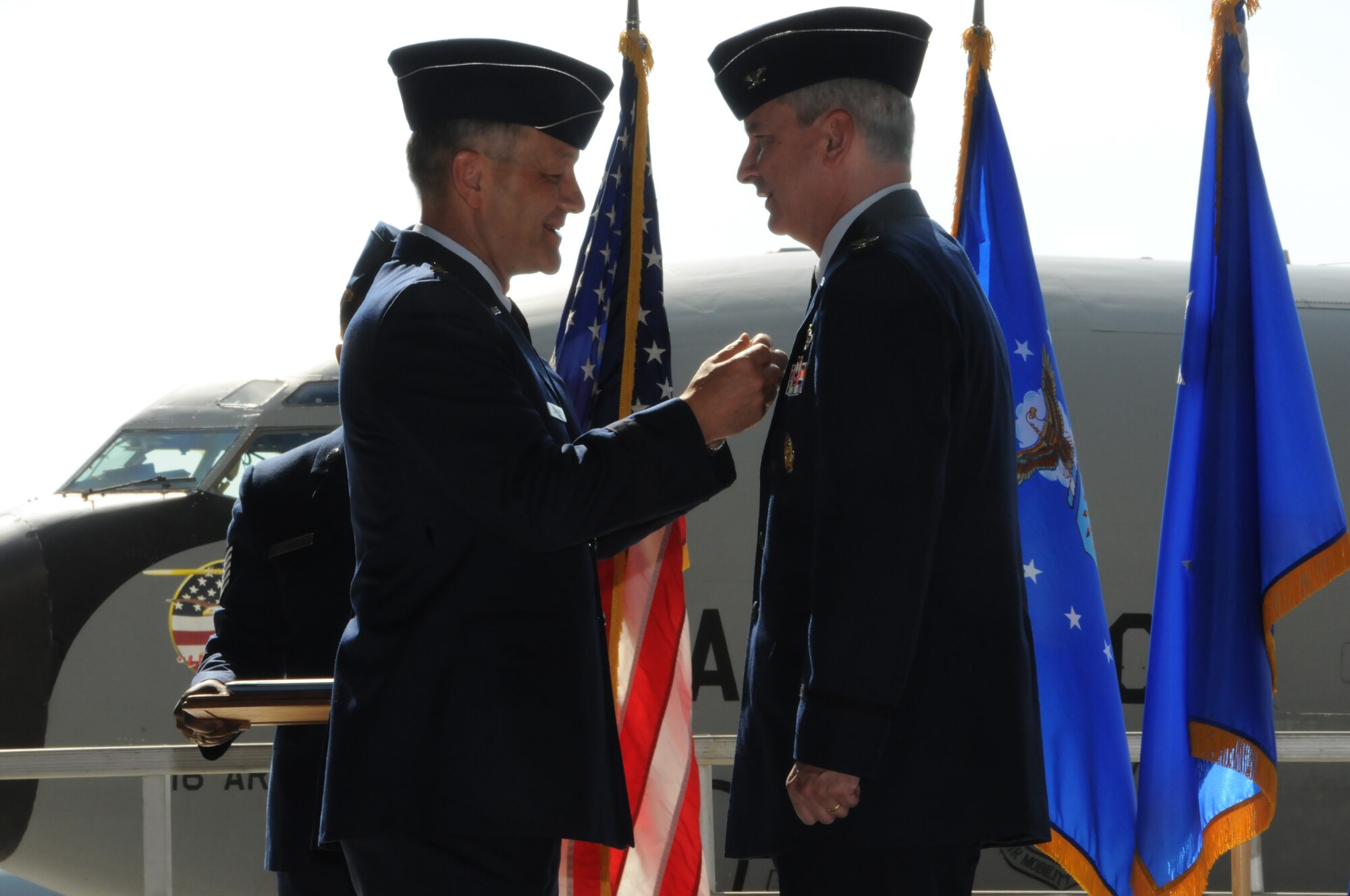 916th Air Refueling Wing Change of Command ceremony on May 1, 2010. (USAF photo by TSgt. Scotty Sweatt, 916ARW/PA)