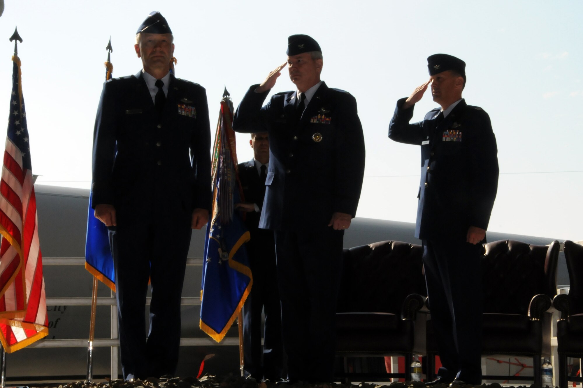 916th Air Refueling Wing Change of Command ceremony on May 1, 2010. (USAF photo by TSgt. Scotty Sweatt, 916ARW/PA)