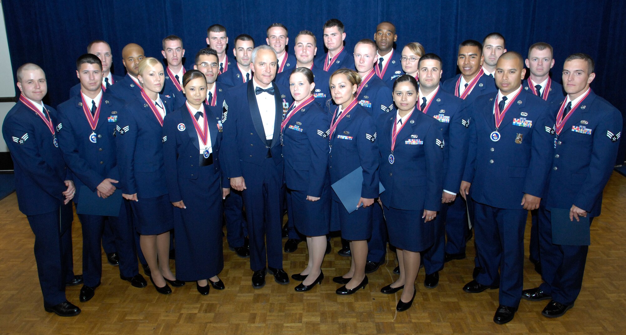VANDENBERG AIR FORCE BASE, Calif. – Twenty-five Airmen graduated from Vandenberg’s Airman Leadership School here May 4. ALS is a class aimed at providing the newest soon-to-be noncommissioned officers with leadership training. (U.S. Air Force photo/Senior Airman Andrew Lee)