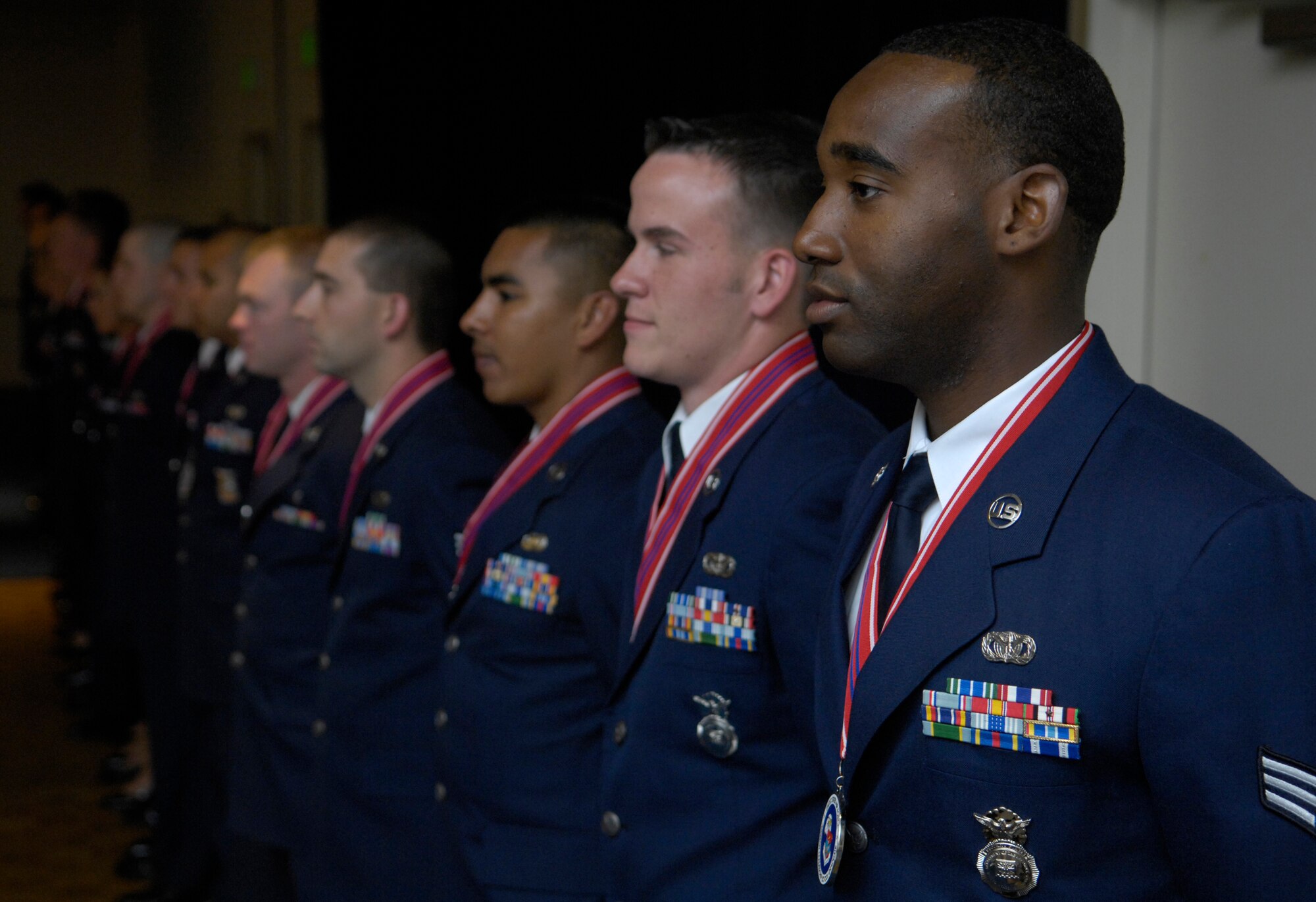 VANDENBERG AIR FORCE BASE, Calif. – Twenty-five Airmen graduated from Vandenberg’s Airman Leadership School here May 4. ALS is a class aimed at providing the newest soon-to-be noncommissioned officers with leadership training. (U.S. Air Force photo/Senior Airman Andrew Lee)
